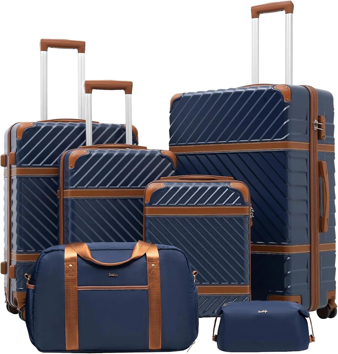 Hardshell Luggage Set | 3 Piece Suitcase Set with TSA Lock & Spinner Wheels | Durable Travel Solution for Family Adventures 7