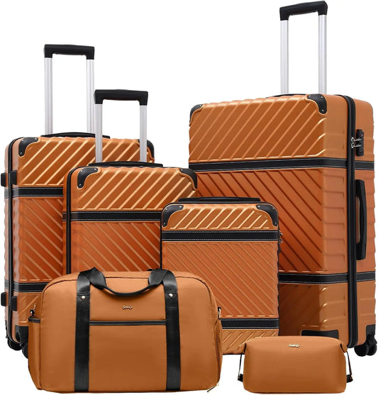 Hardshell Luggage Set | 3 Piece Suitcase Set with TSA Lock & Spinner Wheels | Durable Travel Solution for Family Adventures 8