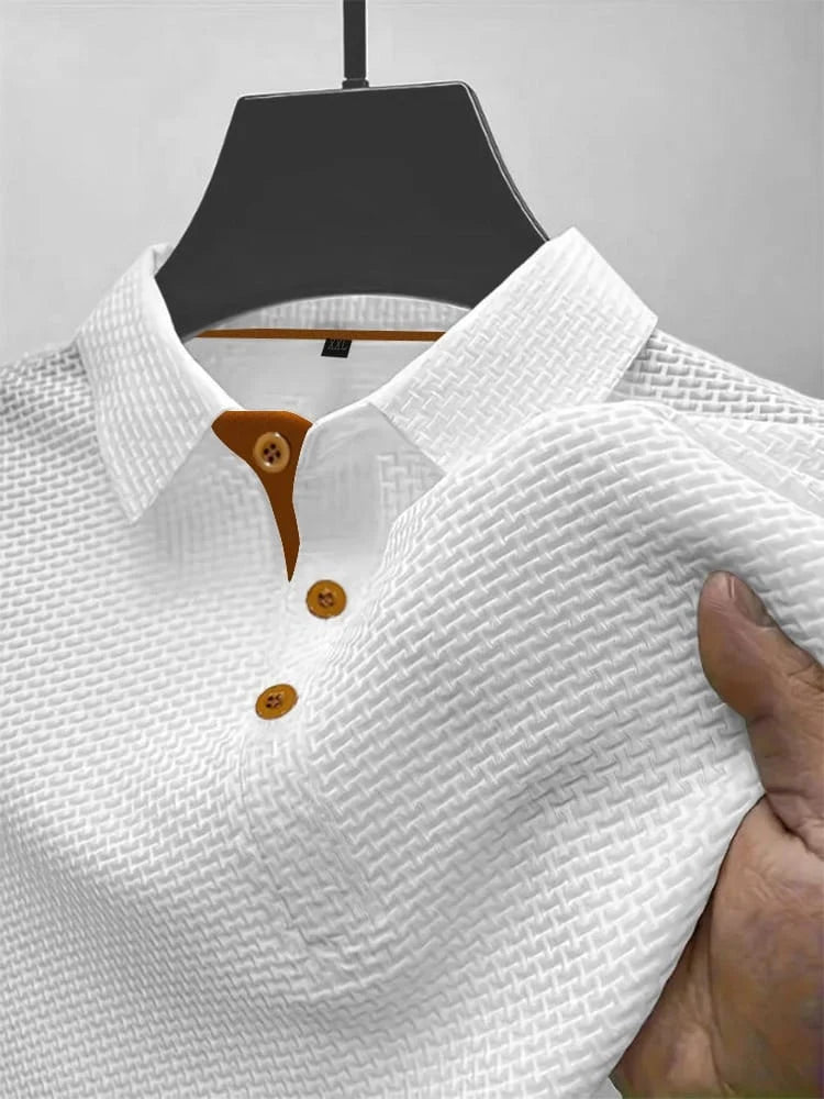 Harrison | Refined Textured Polo Shirt 0
