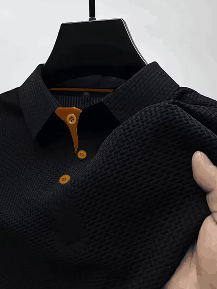Harrison | Refined Textured Polo Shirt 1