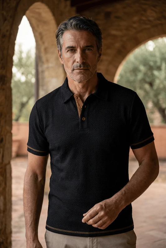 Harrison | Refined Textured Polo Shirt 6