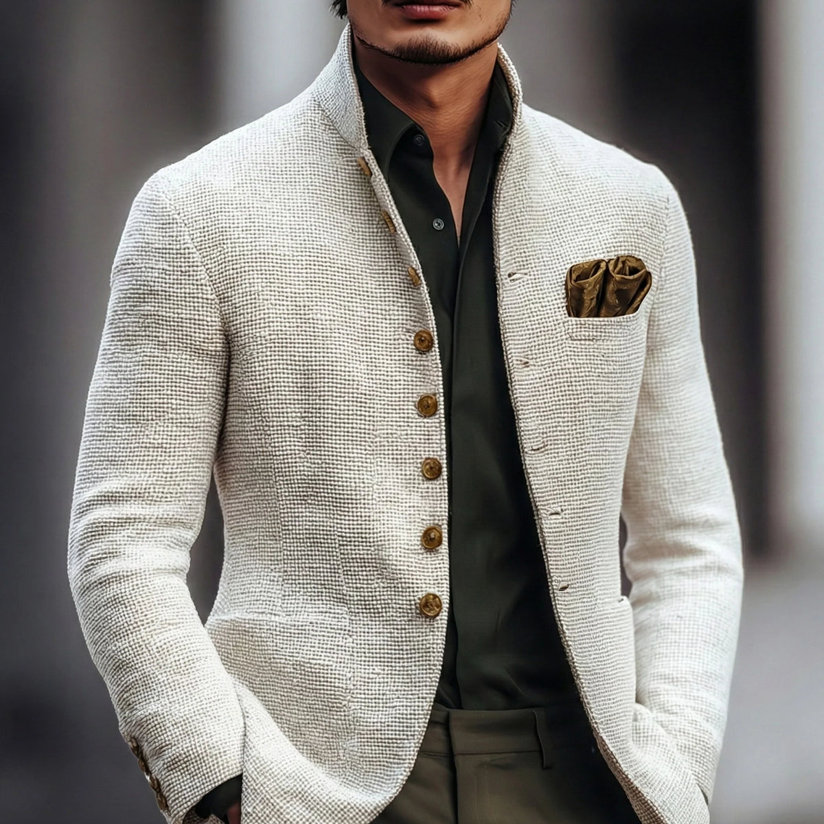 Haven Men's Cardigan | Lightweight Tailored Fit, Single-Breasted Design 0