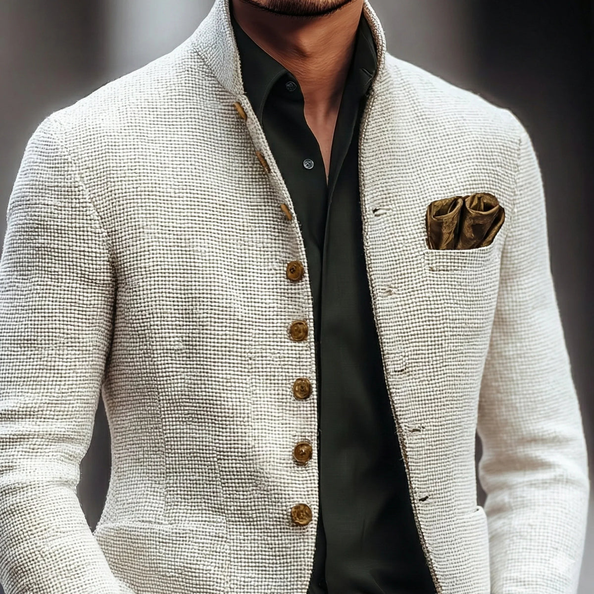Haven Men's Cardigan | Lightweight Tailored Fit, Single-Breasted Design 4
