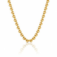 Heart Chain Necklace - 18K Gold Plated 0