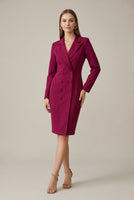 Heather | Double-Breasted Blazer Dress 0