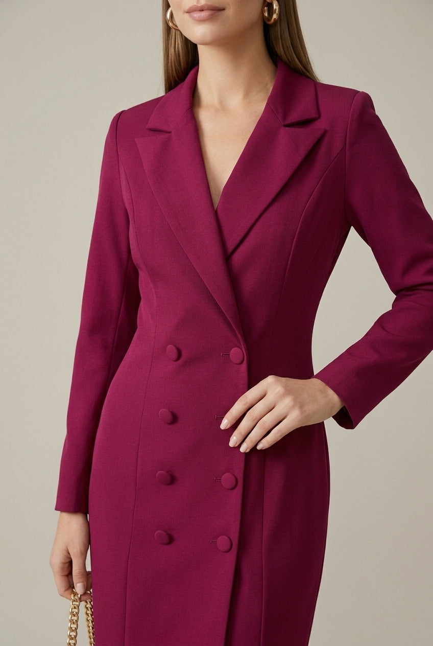 Heather | Double-Breasted Blazer Dress 1