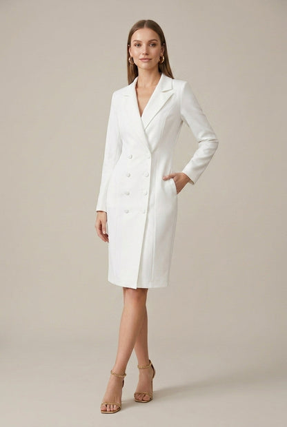 Heather | Double-Breasted Blazer Dress 2