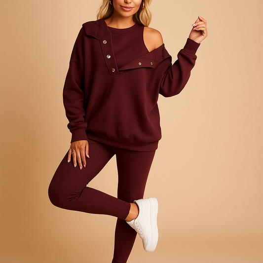 Hoodie and jogger set for women | Lauren 4