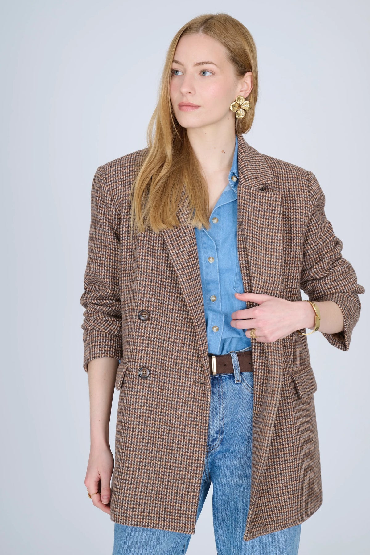 Houndstooth Blazer 0