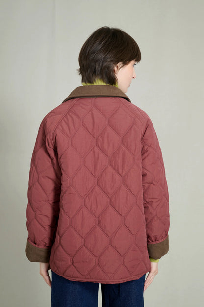 ISABELLA BORDEAUX QUILTED JACKET 3