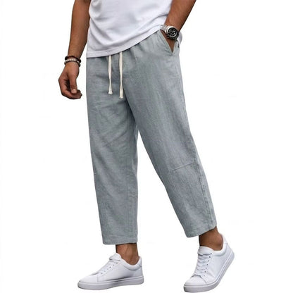 Jack | Cropped Linen Pants 1