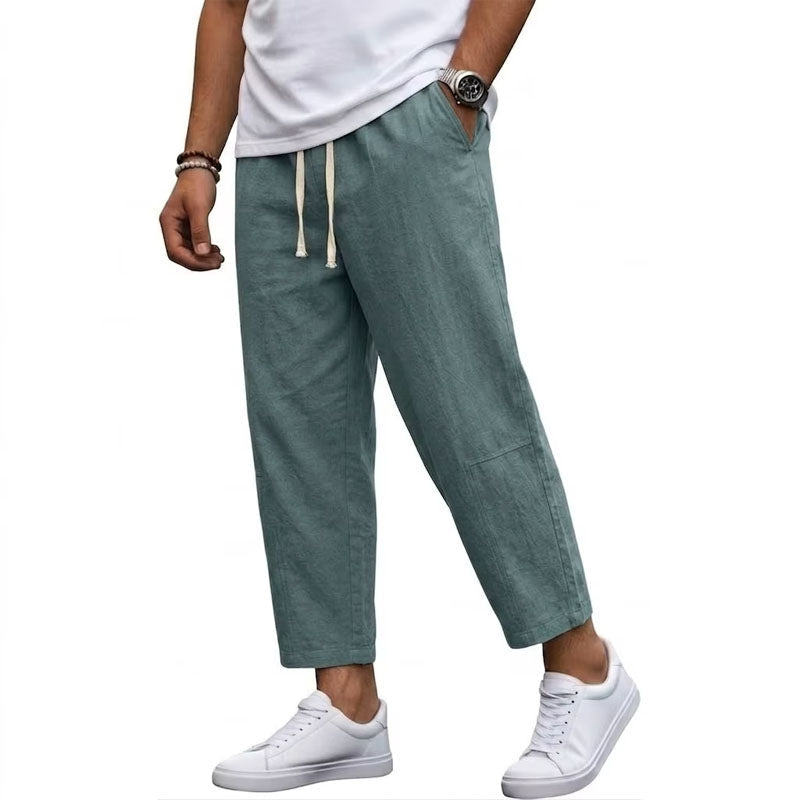 Jack | Cropped Linen Pants 2