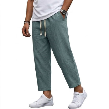 Jack | Cropped Linen Pants 2