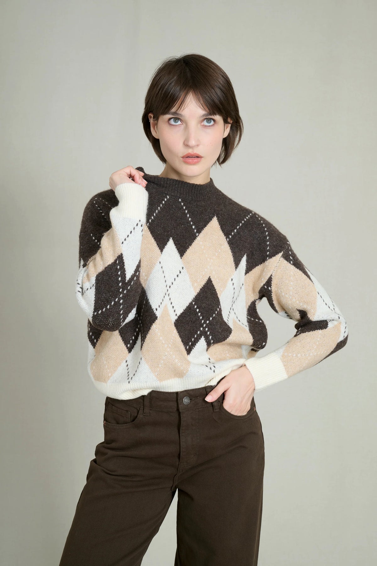 Jacquard Sweater 0
