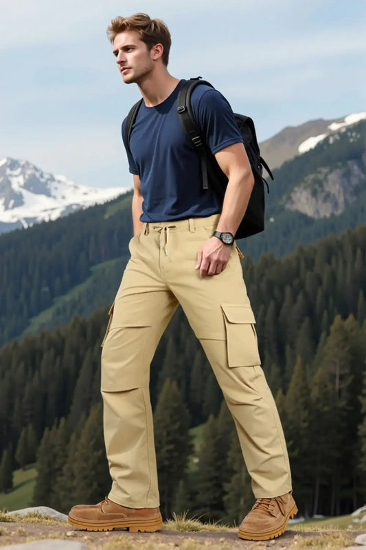 Jake | Comfortable Straight Fit Mens Cargo Pants 5