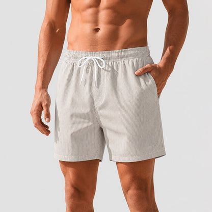 Jason | Retro Stripe Beach Shorts 3