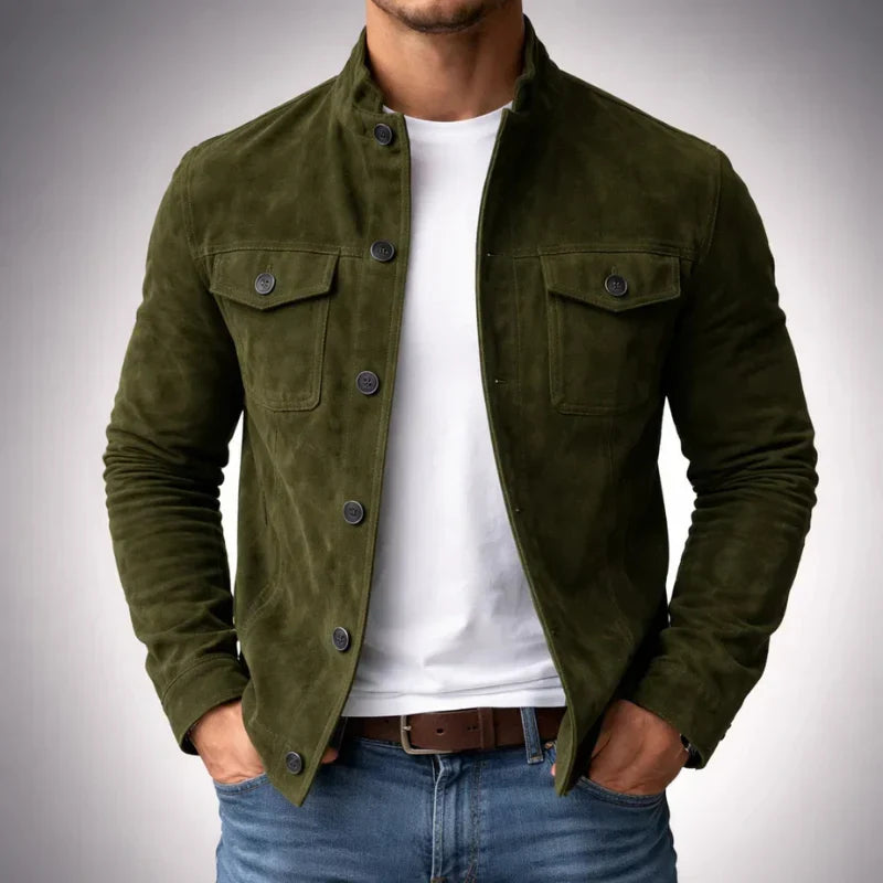 Jaxon Men's Jacket | Italian Suede, Tailored Fit 0