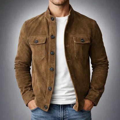 Jaxon Men's Jacket | Italian Suede, Tailored Fit 1
