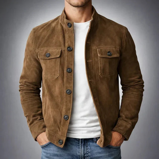 Jaxon Men's Jacket | Italian Suede, Tailored Fit 1