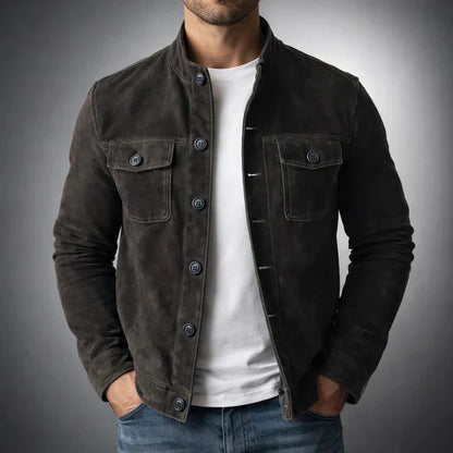 Jaxon Men's Jacket | Italian Suede, Tailored Fit 3