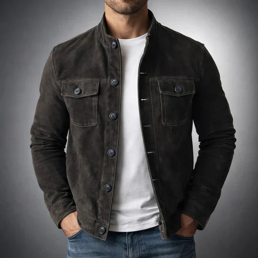 Jaxon Men's Jacket | Italian Suede, Tailored Fit 3