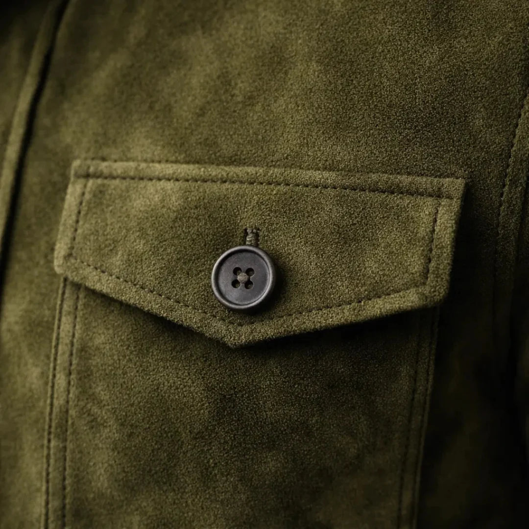 Jaxon Men's Jacket | Italian Suede, Tailored Fit 4