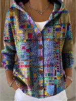 Jenna | Elegant  Button Hooded Sweater 0