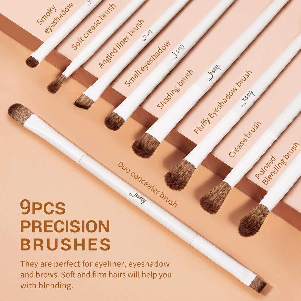 Jessup Makeup Brushes 14pc Makeup Brush set Synthetic Foundation Brush Powder Contour Eyeshadow Liner Blending Highlight T329 3