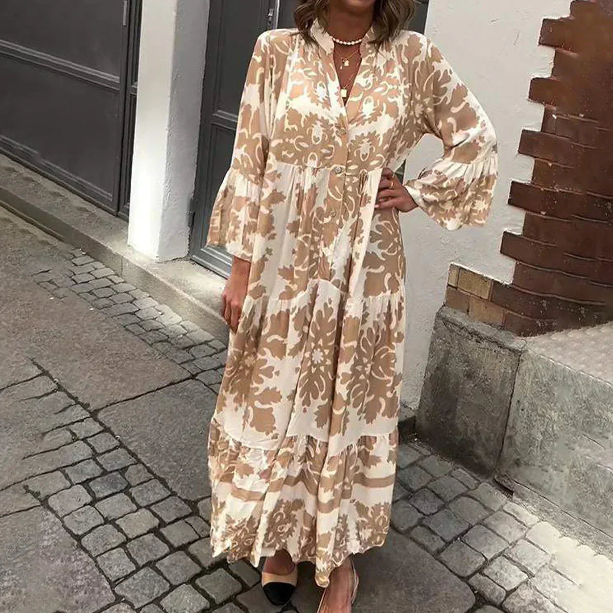 Kelsey | Women's Floral Midi Dress 0