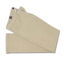 Khaki Techno-Stretch Sateen 5 Pocket Pants 0