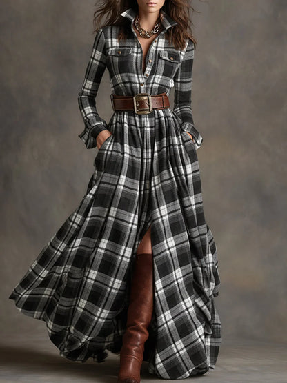 Lauren | Classic Belted Button-Up Shirt Dress 2