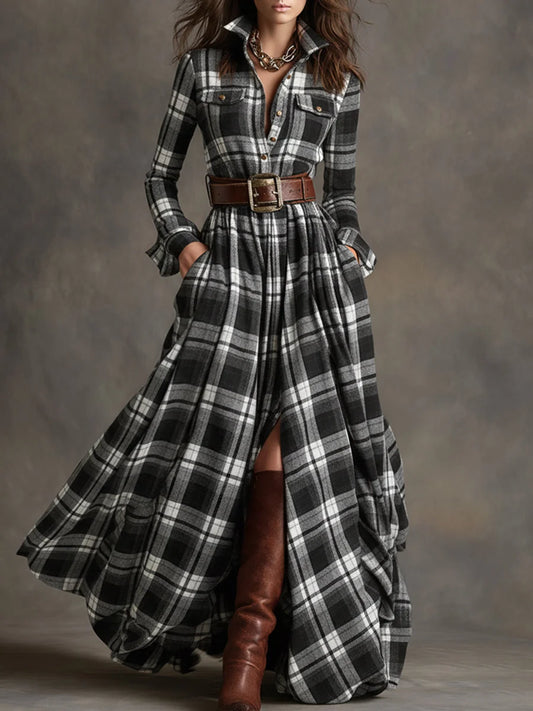 Lauren | Classic Belted Button-Up Shirt Dress 2