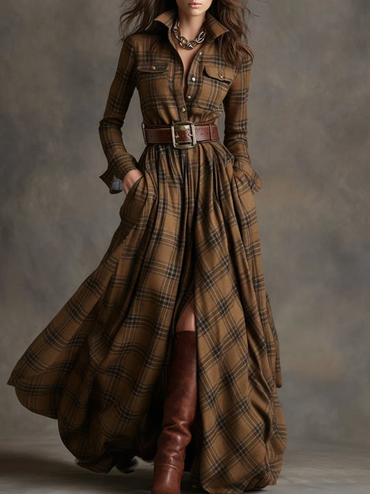 Lauren | Classic Belted Button-Up Shirt Dress 4