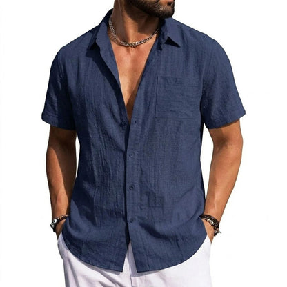 Leandro | Linen Short Sleeve Shirt 1