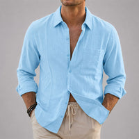 Liam | Linen Button-Up Shirt 0