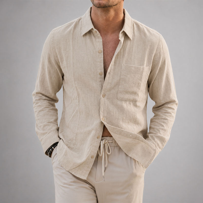 Liam | Linen Button-Up Shirt 2
