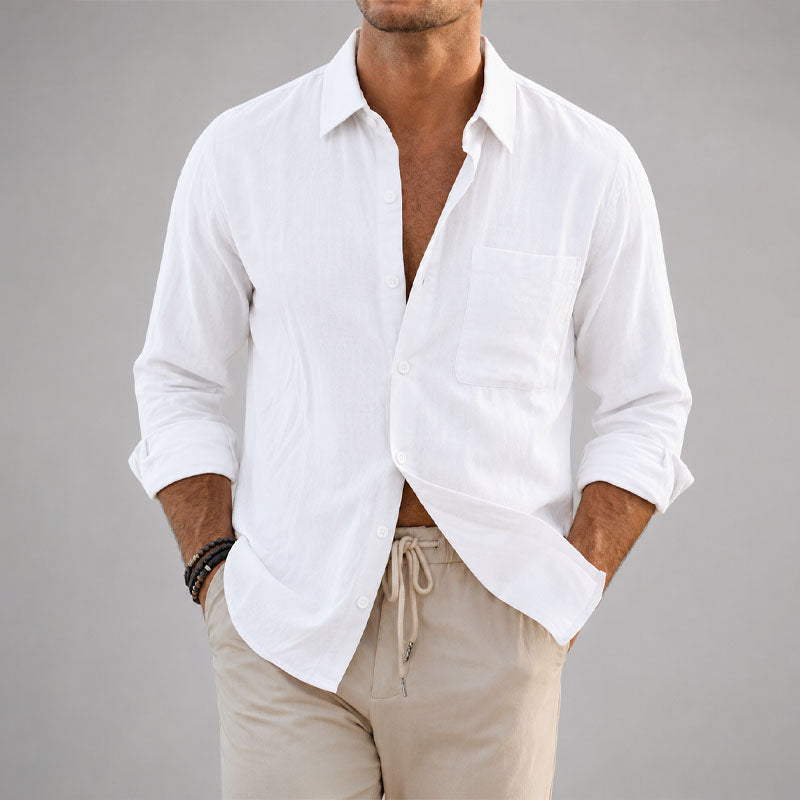 Liam | Linen Button-Up Shirt 4