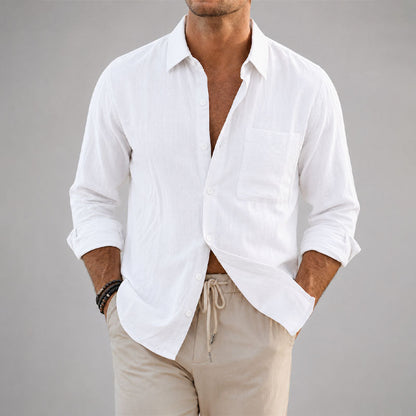 Liam | Linen Button-Up Shirt 4