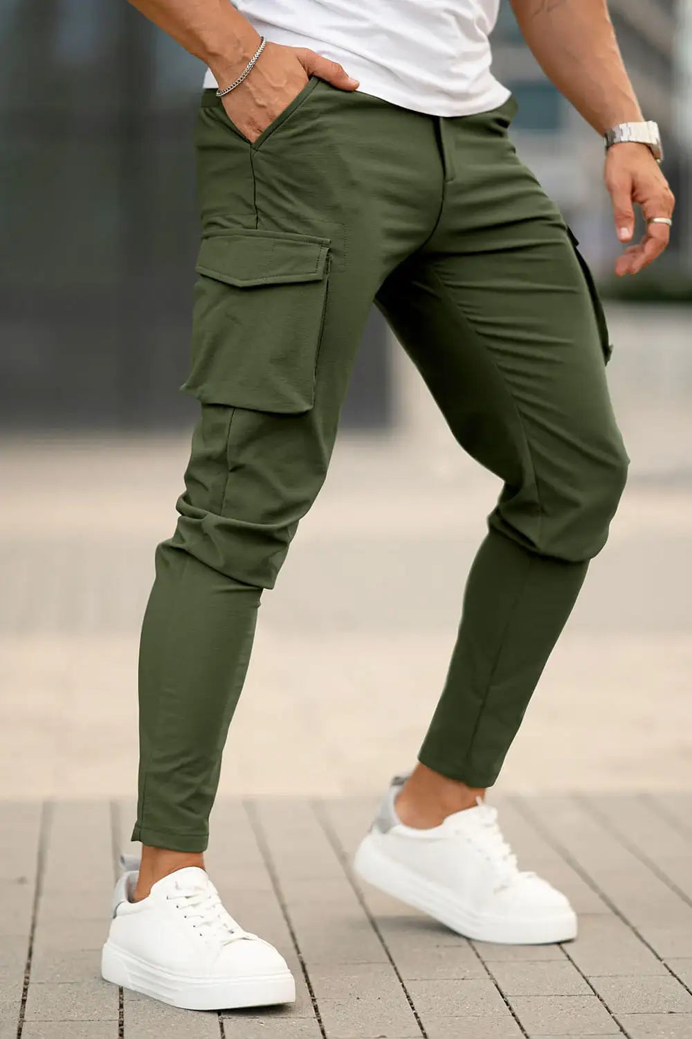 Liam | Stylish Comfortable Mens Cargo Pants 4