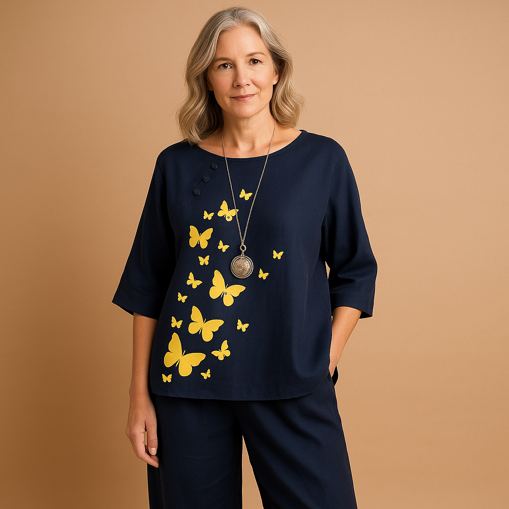 Light two-piece spring and summer set for women | Isla 2