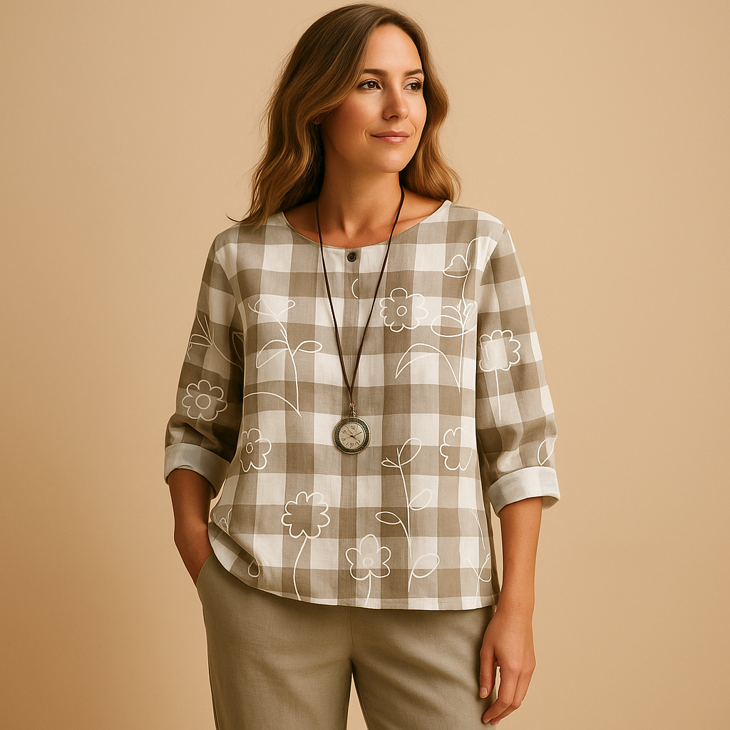 Light two-piece spring and summer set for women | Isla 3