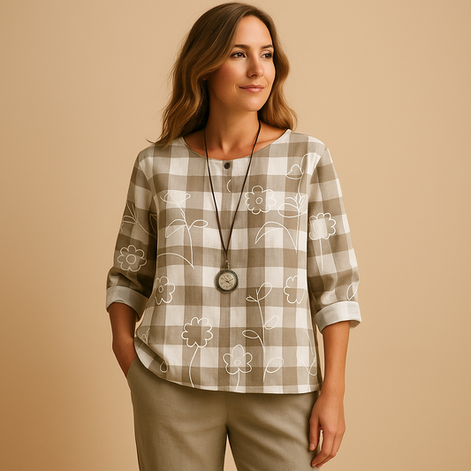 Light two-piece spring and summer set for women | Isla 3