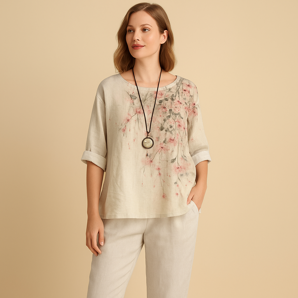 Light two-piece spring and summer set for women | Isla 4