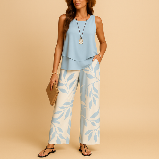 Light two-piece summer set for women | Isabella 0
