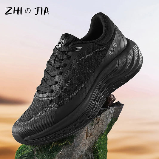 Lightweight Breathable Running Shoes for Men with Thick Sole | Comfortable Footwear for Outdoor Activities 2