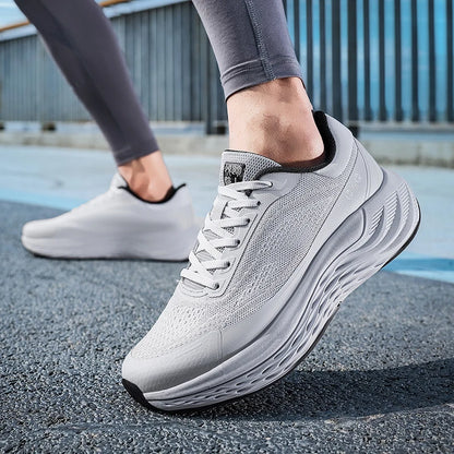 Lightweight Breathable Running Shoes for Men with Thick Sole | Comfortable Footwear for Outdoor Activities 4