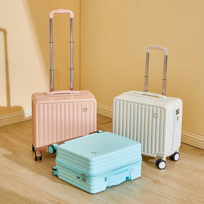 Lightweight Carry On Luggage | 18-Inch Suitcase with Silent Wheels | Compact Design for Easy Mobility 1