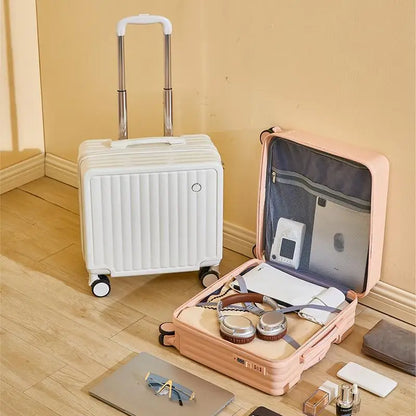 Lightweight Carry On Luggage | 18-Inch Suitcase with Silent Wheels | Compact Design for Easy Mobility 3