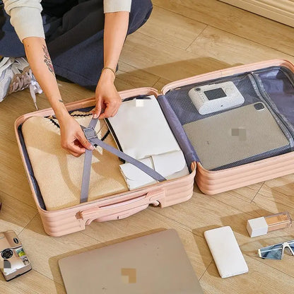 Lightweight Carry On Luggage | 18-Inch Suitcase with Silent Wheels | Compact Design for Easy Mobility 4
