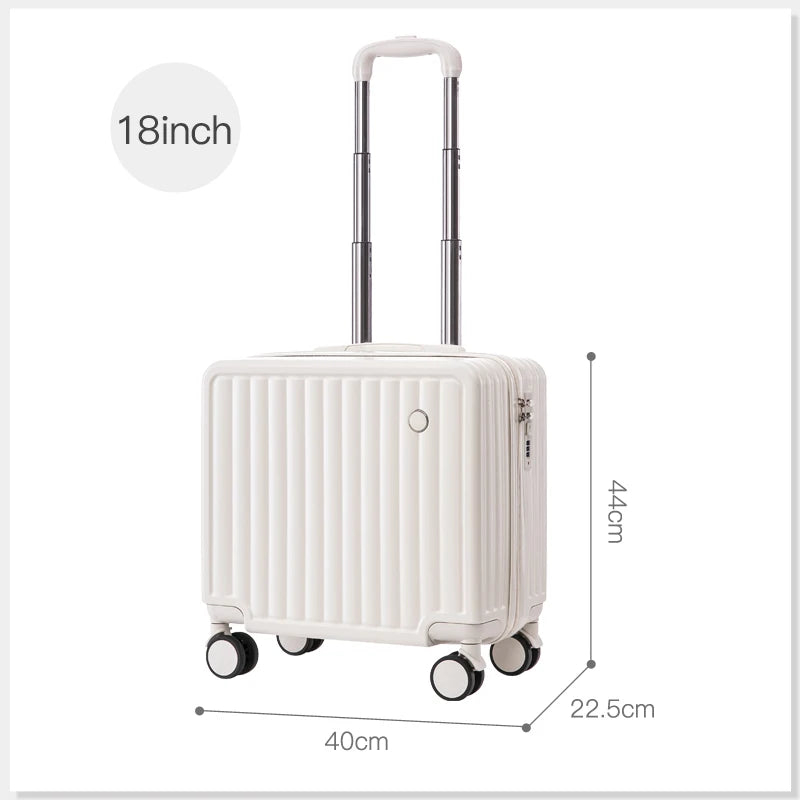Lightweight Carry On Luggage | 18-Inch Suitcase with Silent Wheels | Compact Design for Easy Mobility 5
